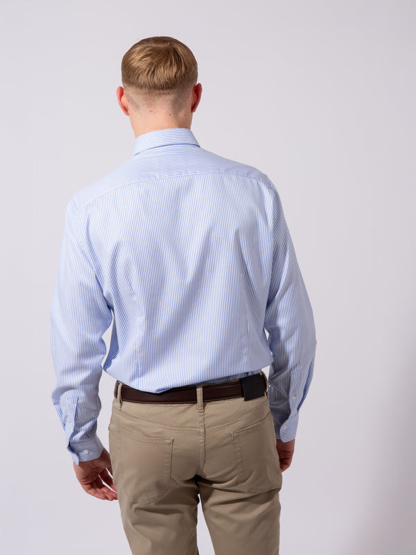 William David Southwold Non Iron Stripe Oxford Shirt