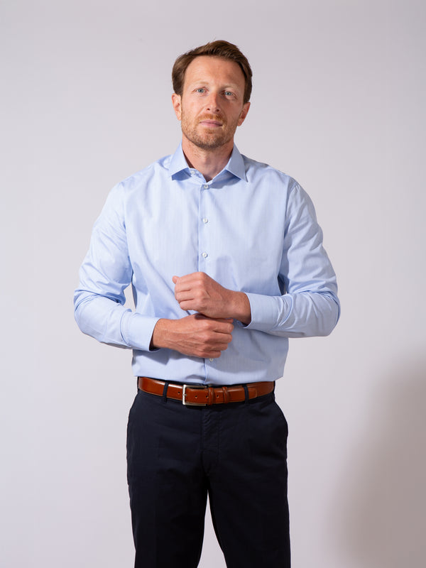 Golding Lawford Prince Of Wales Check Single Cuff Shirt
