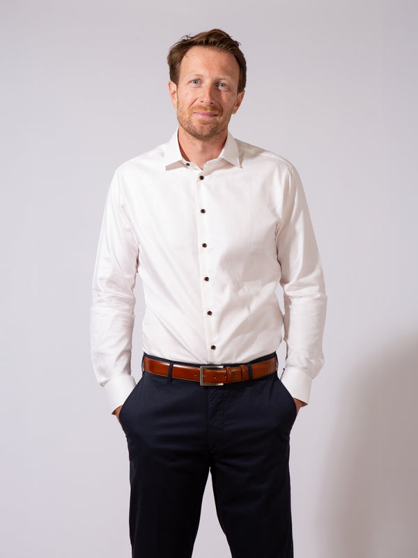 Golding Lawford Textured Single Cuff Shirt