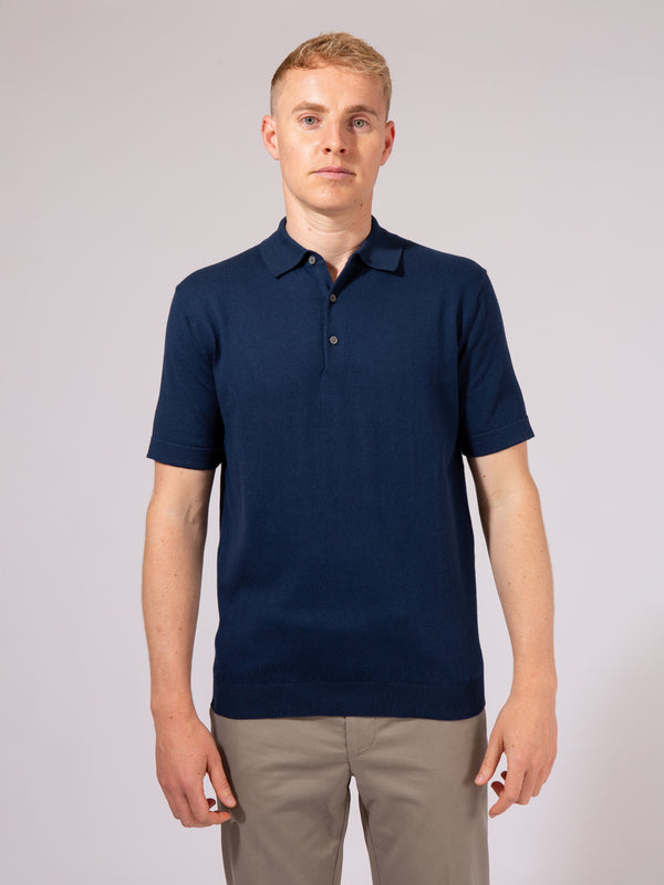 William David Pima Cotton Knit Polo