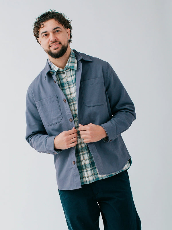 Selected Travis Twill Long Sleeve Overshirt