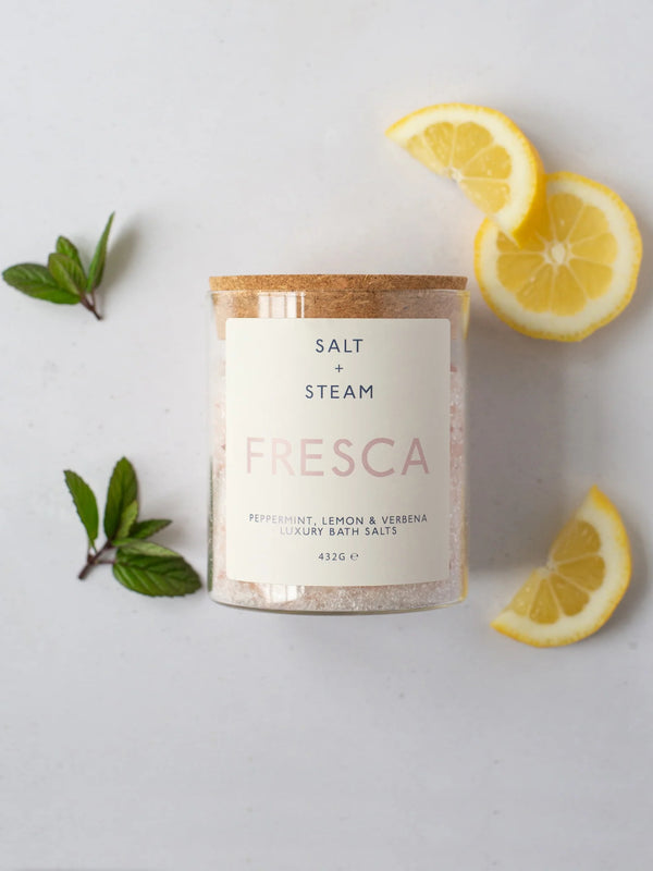 Salt + Steam Fresca Bath Salts Jar