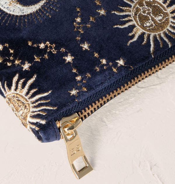 Elizabeth Scarlett Velvet Everyday Pouch