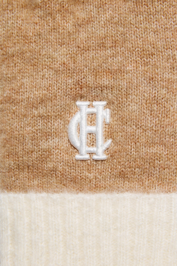 Holland Cooper Chelsea Knitted Gloves - Camel