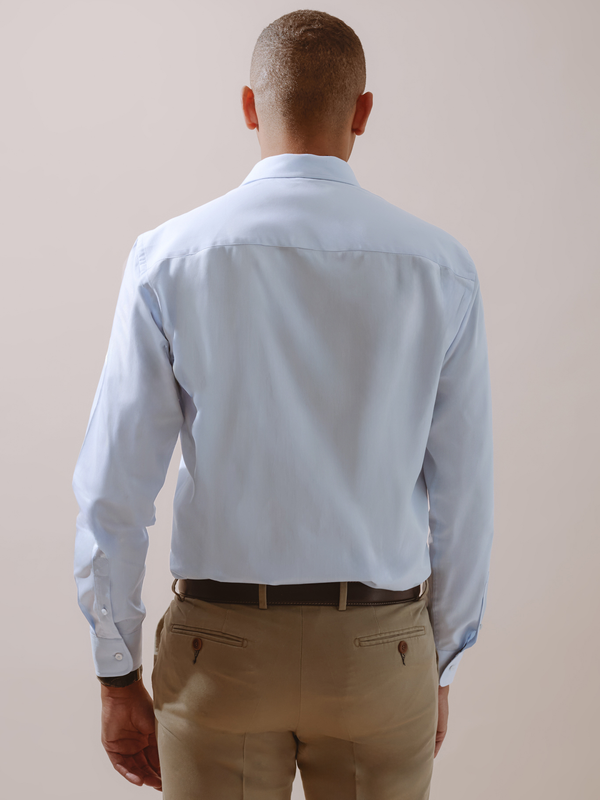 William David Long Sleeve Formal Shirt With Trim