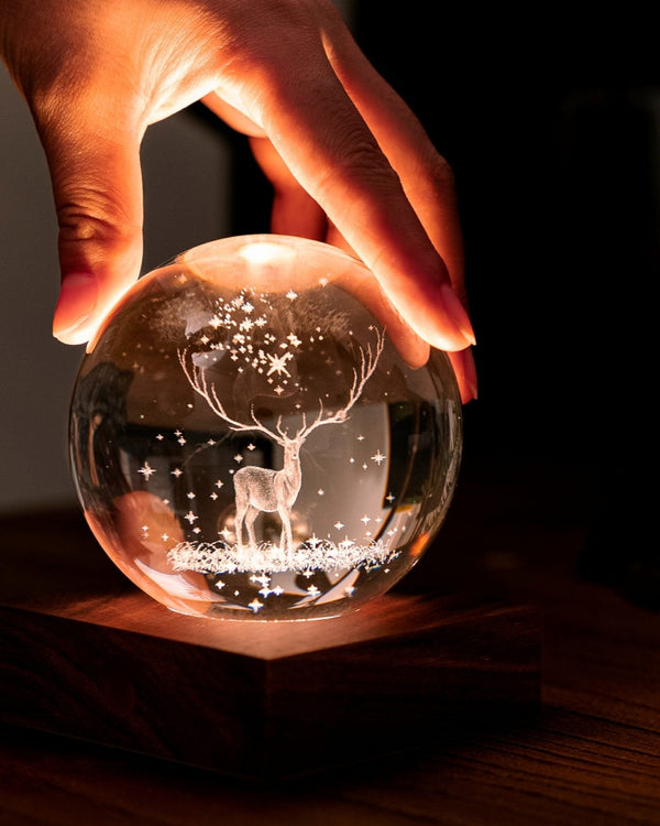 Gingko Amber Crystal Light3d Laser