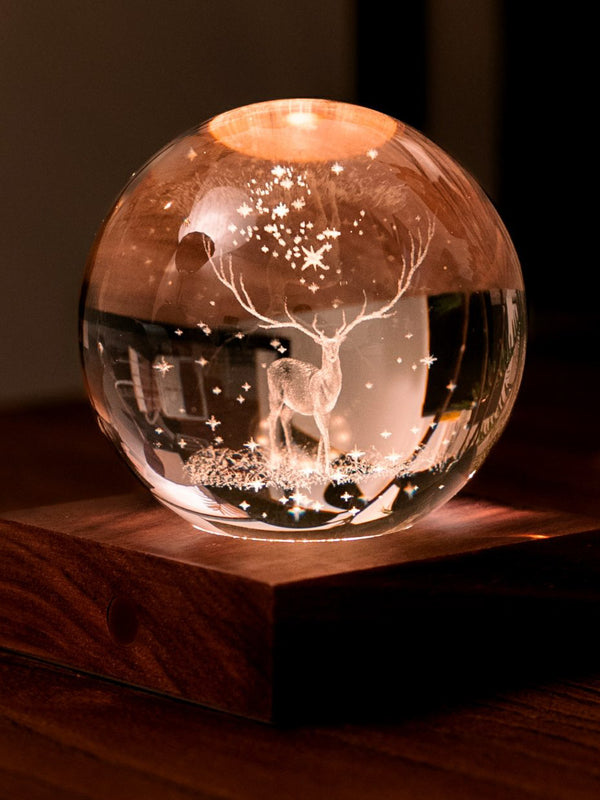 Gingko Amber Crystal Light