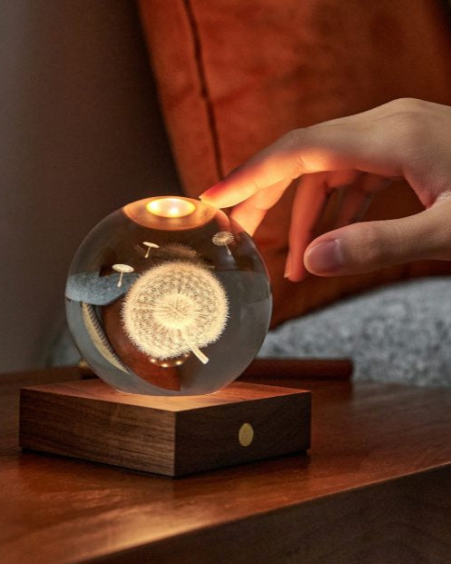 Gingko Amber Crystal Light3d Laser