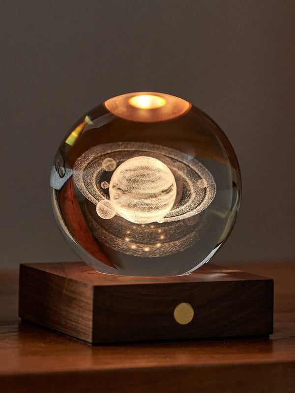 Gingko Amber Crystal Light