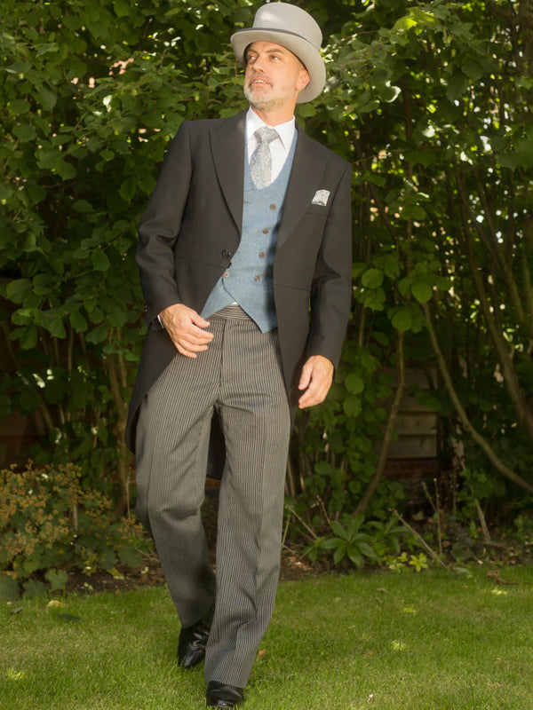 Cheltenham Black Morning Tail Suit for Men