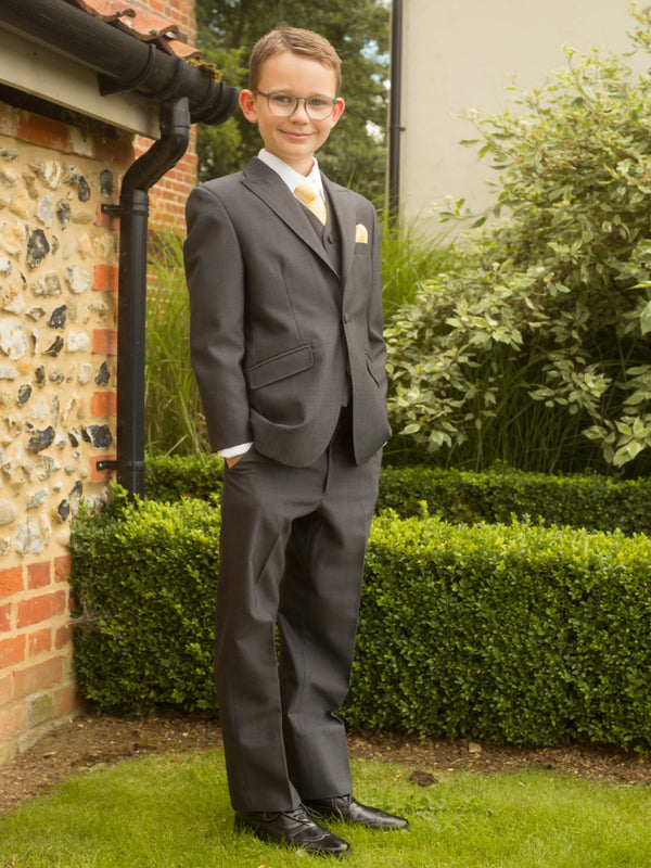 Kensington Grey Wedding Suit for Boys