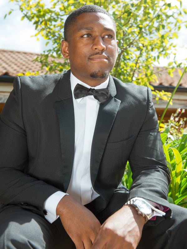 Mayfair Black Slim Fit Evening Suit