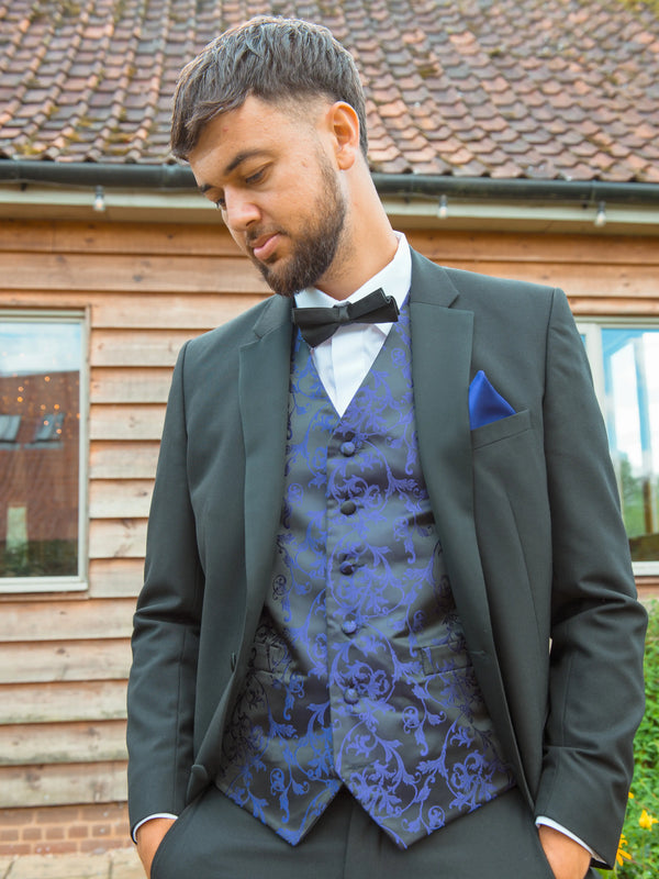 Mayfair Black Slim Fit Evening Suit
