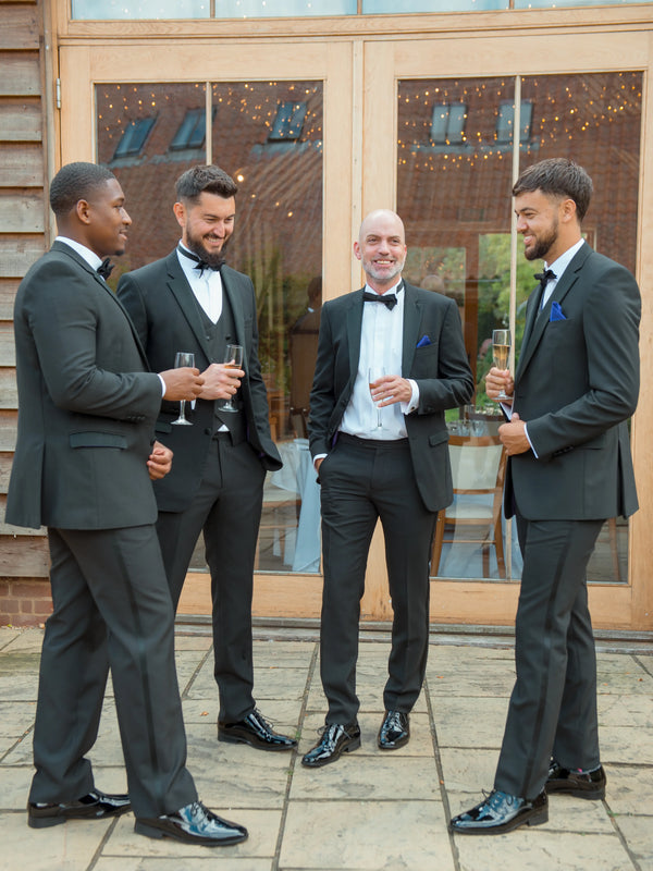 Mayfair Black Slim Fit Evening Suit