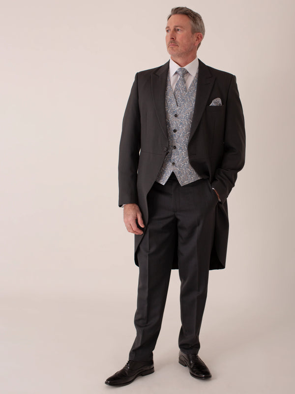 Kempton Grey Morning Tail Suit for Men