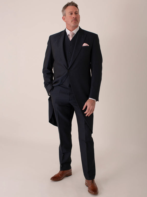 Beaumont Navy Morning Tail Suit for Men