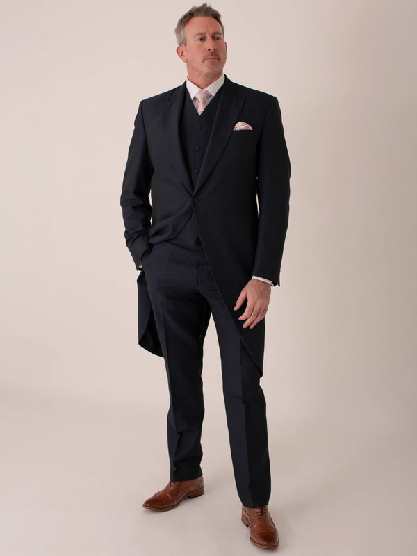 Beaumont Navy Morning Tail Suit