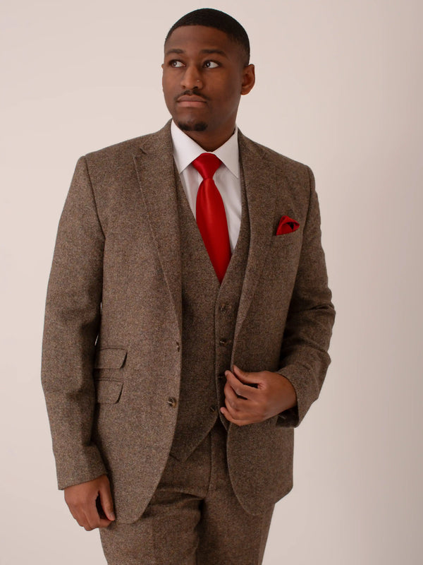 Brown Tweed Suit