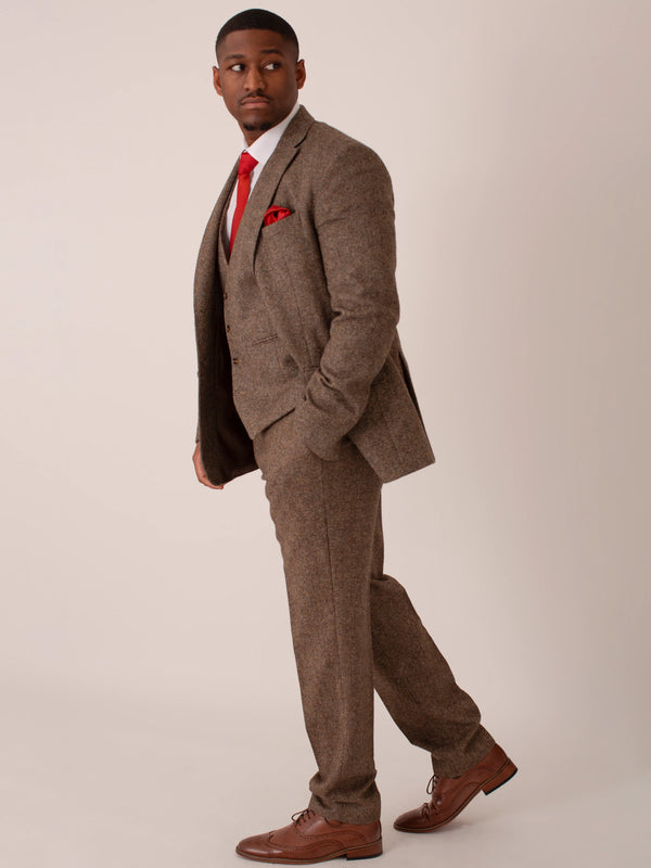 Brown Tweed Suit