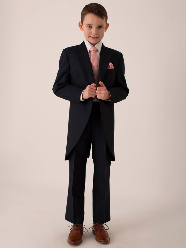 Beaumont Navy Morning Tail Suit for Boys