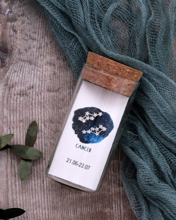 Attic Creations Star Sign Constellation Earrings In A Bottle