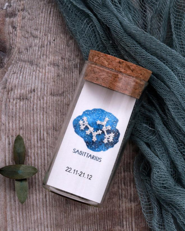Attic Creations Star Sign Constellation Earrings In A Bottle