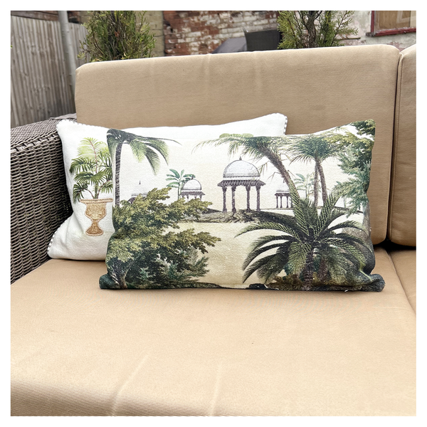 Indian Jungle Cotton Cushion Cover