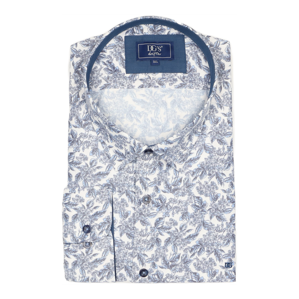 DG's Drifter Long Sleeve Floral Shirt for Men