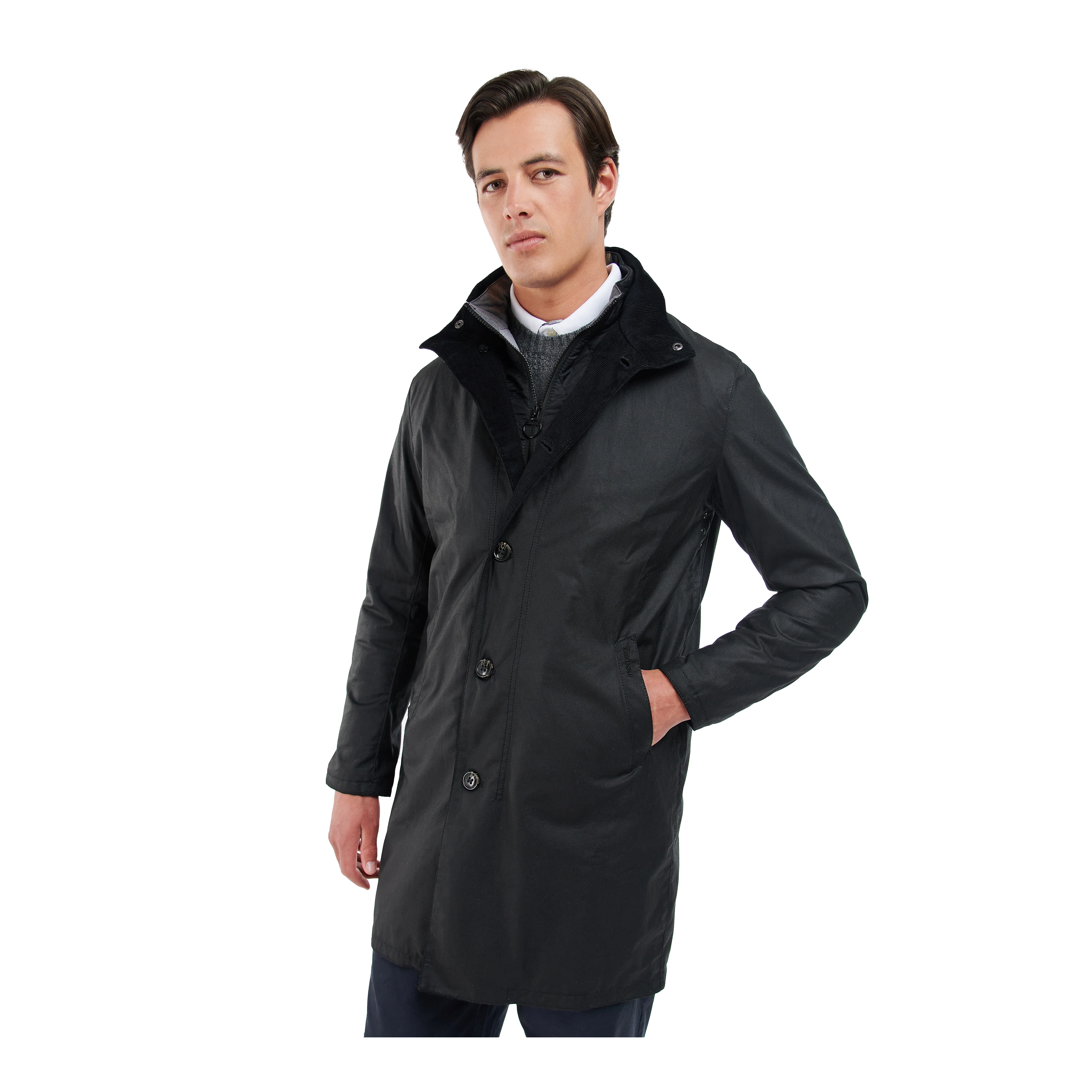 Barbour Barbour Cobalt Wax Mac for Men