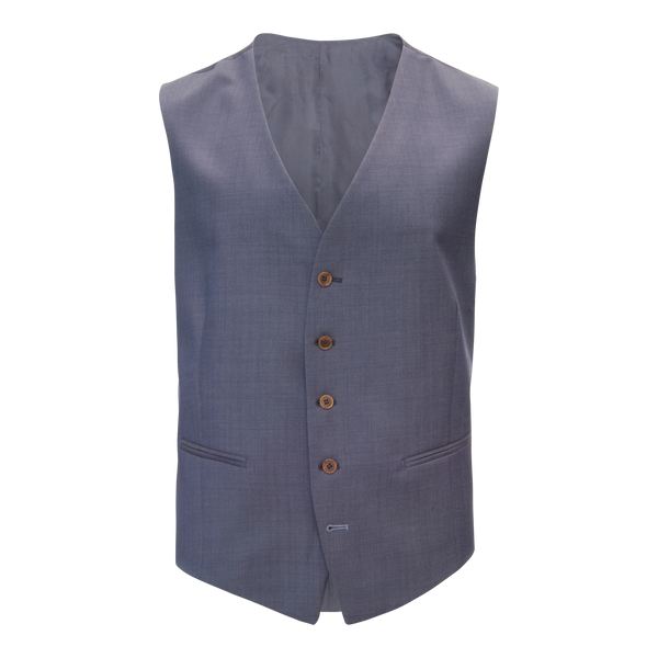 Coes Pin Dot Waistcoat in Blue