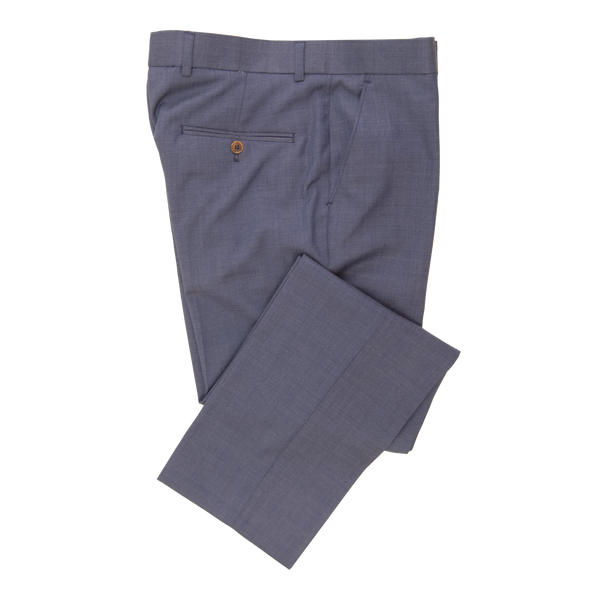 Coes Pin Dot Suit Trouser in Blue