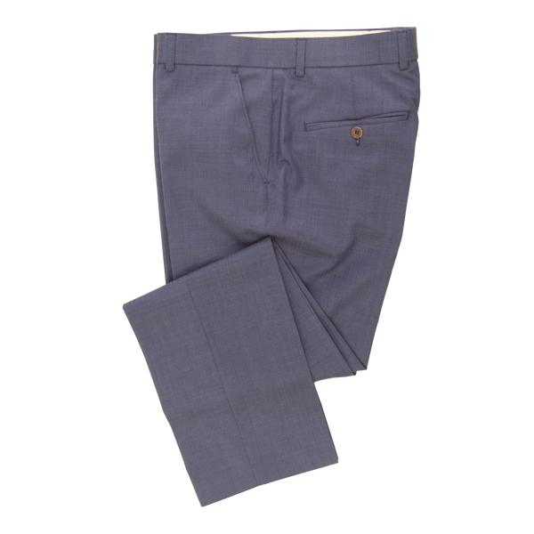 Coes Pin Dot Suit Trouser for Men in Blue