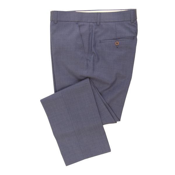 Coes Pin Dot Suit Trouser in Blue