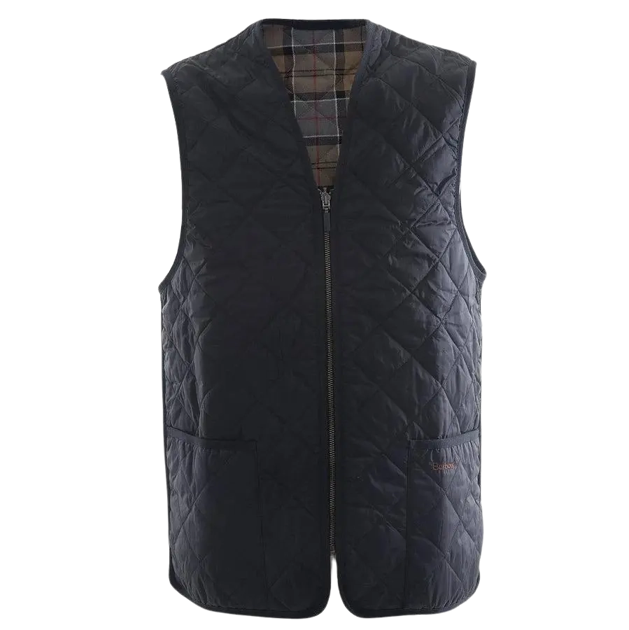 Barbour zip in vest deals