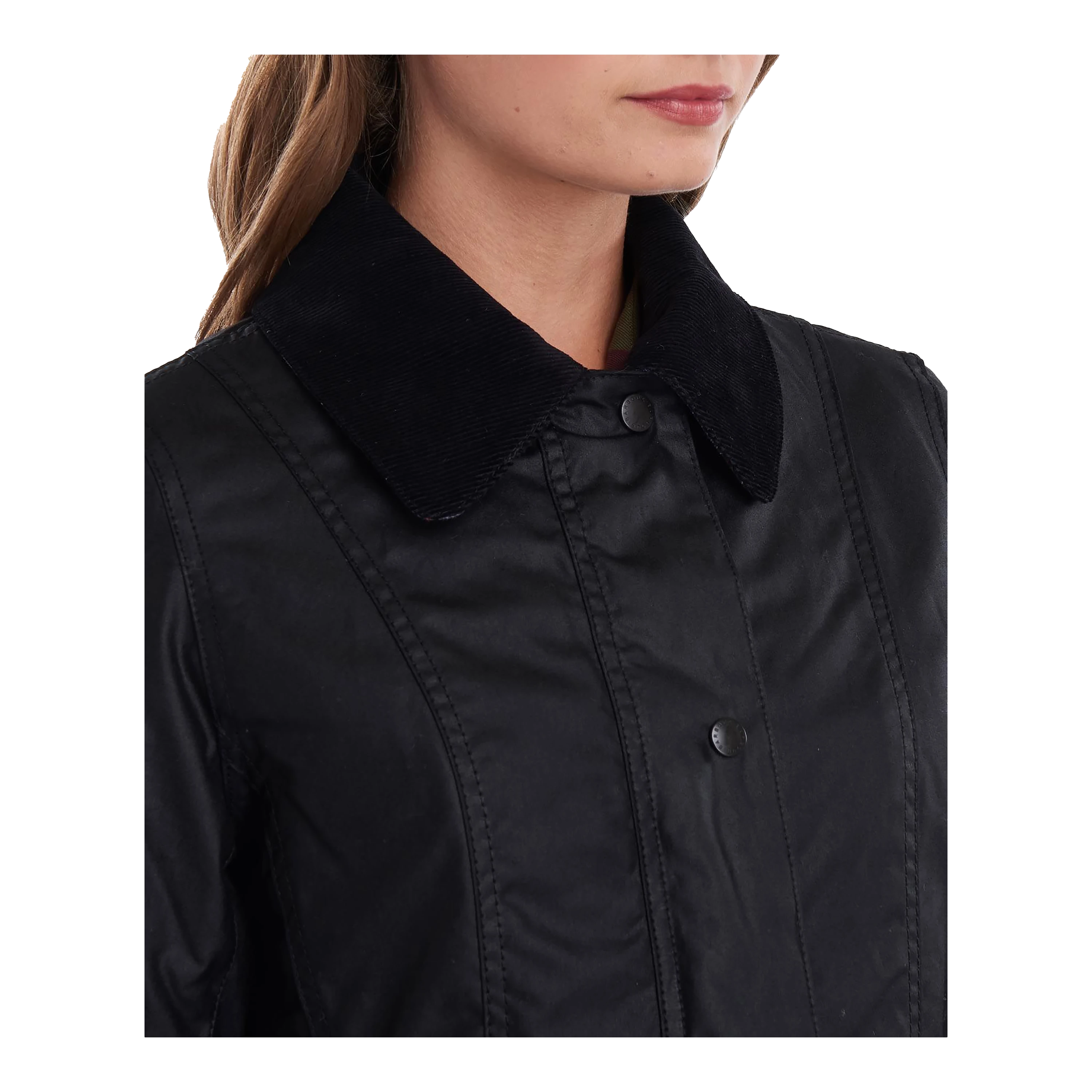 Barbour Belsay Wax Jacket For Women In Black Coes