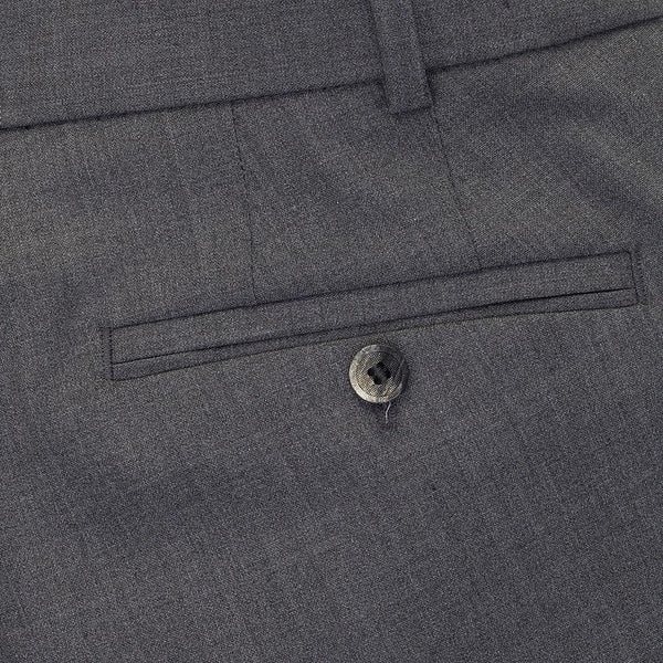 Meyer Oslo Soft Gabardine Trousers for Men in Grey