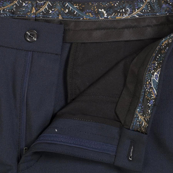 Sunwill Slim Fit Stretch Trousers for Men in Navy