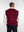 Franco Ponti V Neck Slipover in Deep Red