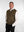 Franco Ponti V Neck Slipover in Moss