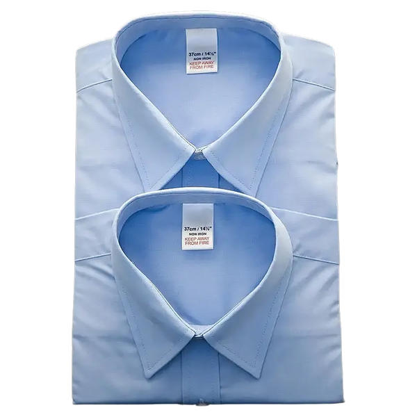 Boys’ School Shirt Long Sleeve Twin Pack