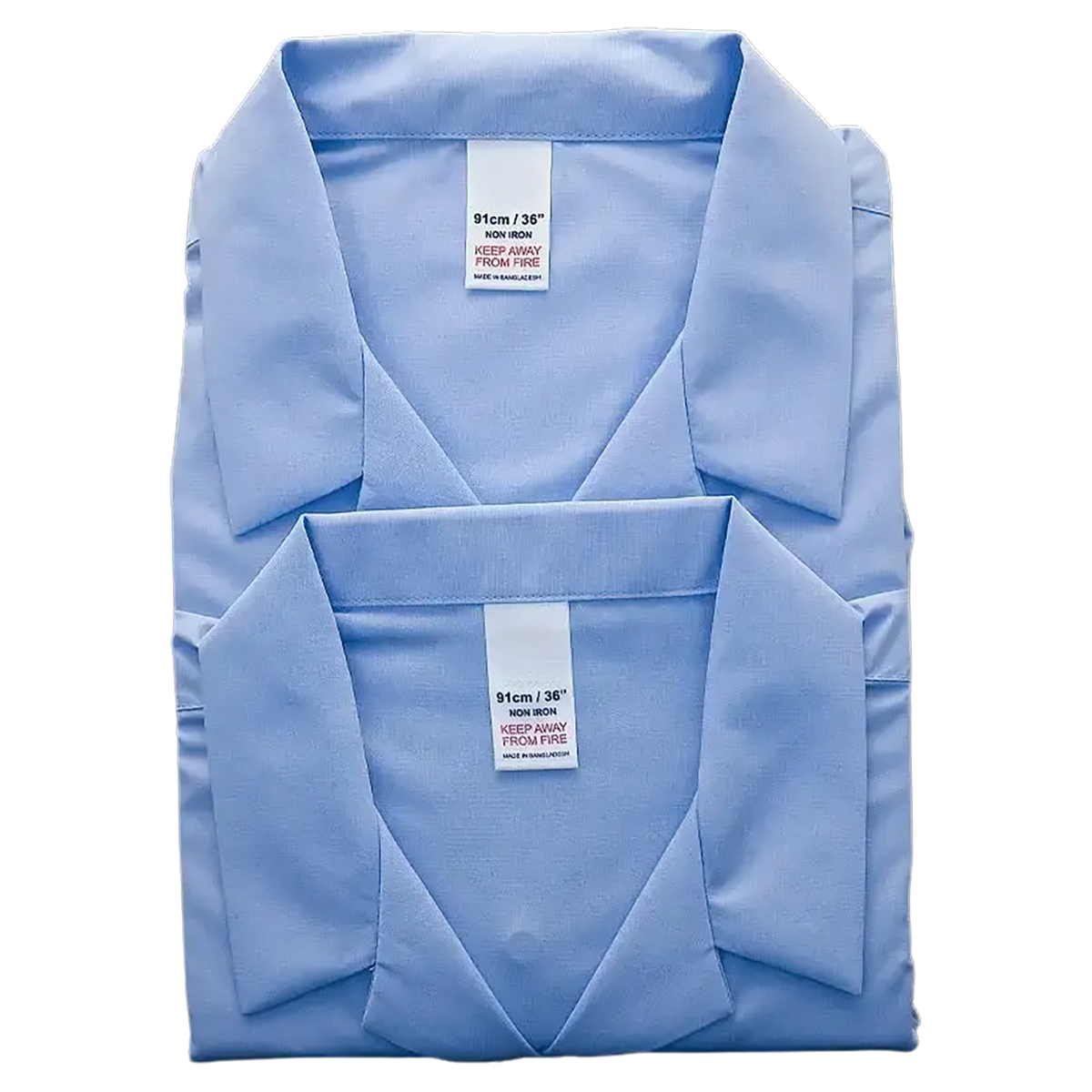 Girls’ School Blouse Long Sleeve Rever Collar Twin Pack