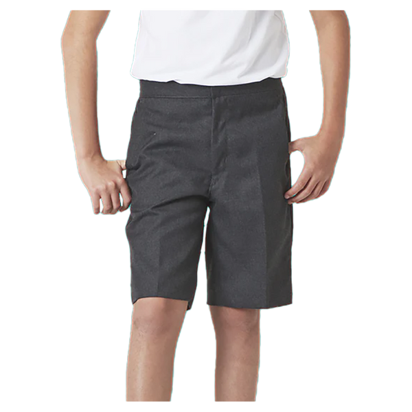 Boys’ School Bermuda Length Shorts in Mid Grey