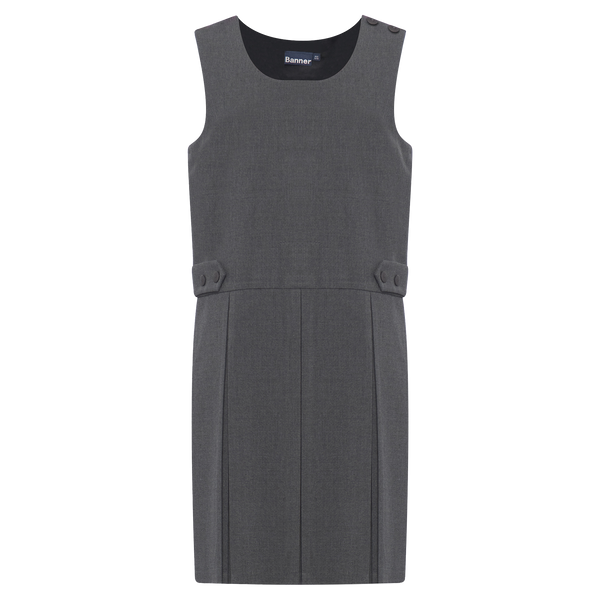 Tenby Pinafore in Grey