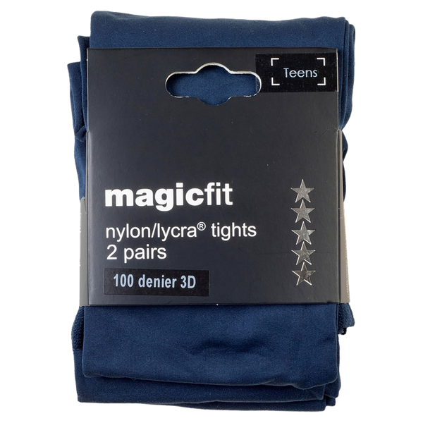 100D Opaque Tights - Navy
