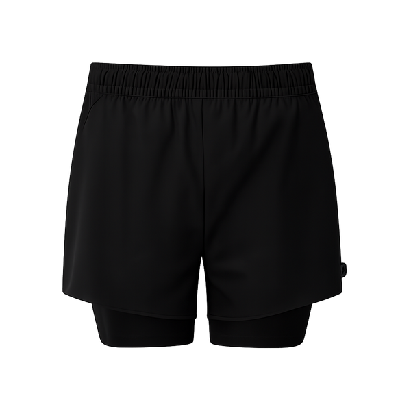 DL 2 in 1 Short 7018 - Black