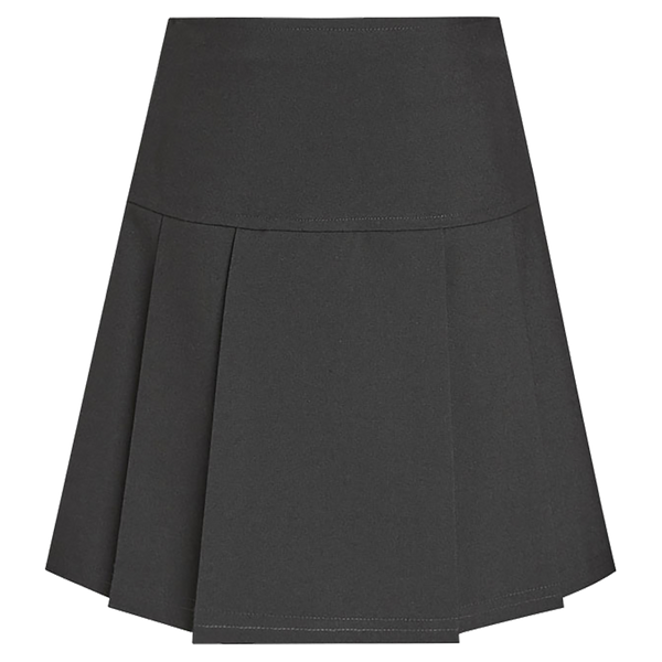 DL975 Junior Drop Waist Pleated Skirt