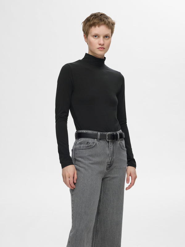 Selected Femme Manja Long Sleeve High Neck Top
