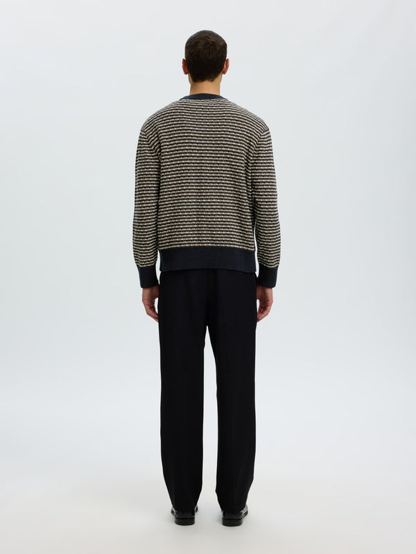 Selected Darrell Long Sleeve Structure Crew Neck