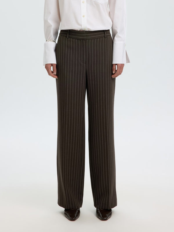 Selected Rita Mw Wide Pants Pin Stripe