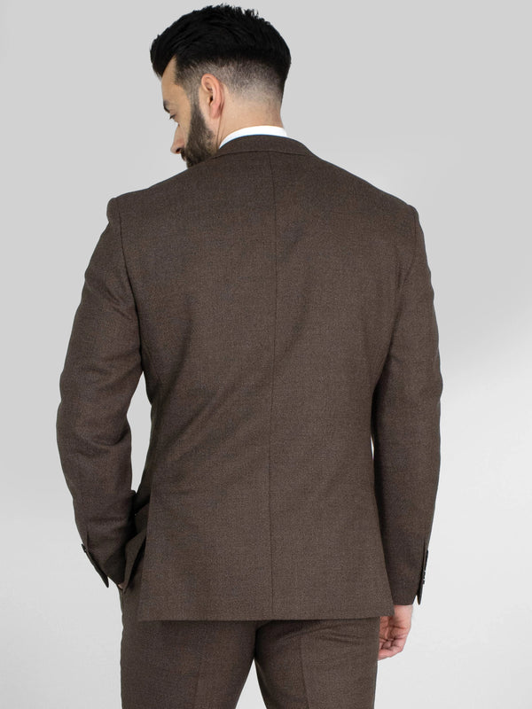 Douglas Textured Three Piece Suit for Men